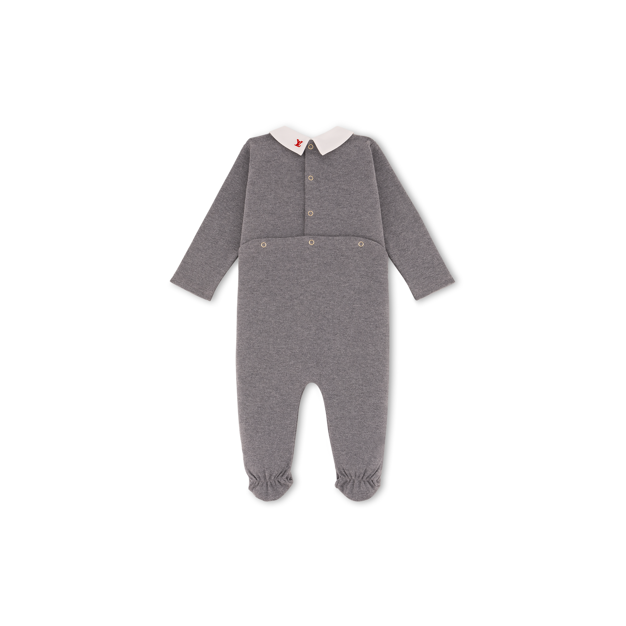 Pointed Collar Pyjamas Luxury S00 Grey LOUIS VUITTON